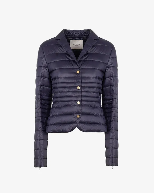 Markup Donna Giacche & Giubbotti Giacca piumino corta nylon perlato