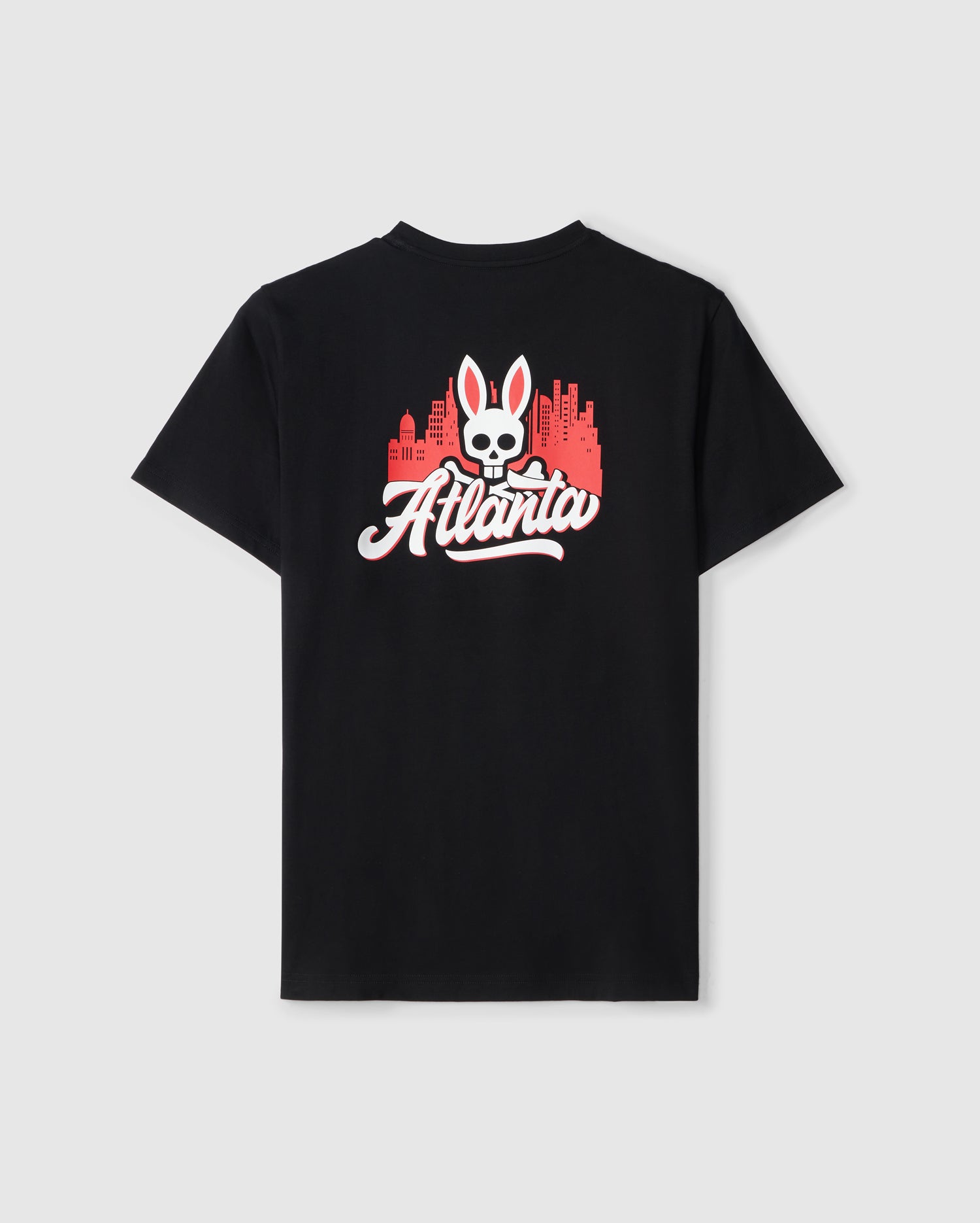 Psycho Bunny Men's Tees Atlanta City B6U966X1PC t-shirt nera