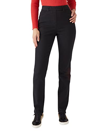 Damart Prêt-à-porter jeans infilabile stretch con guaina integrata donna nero 44