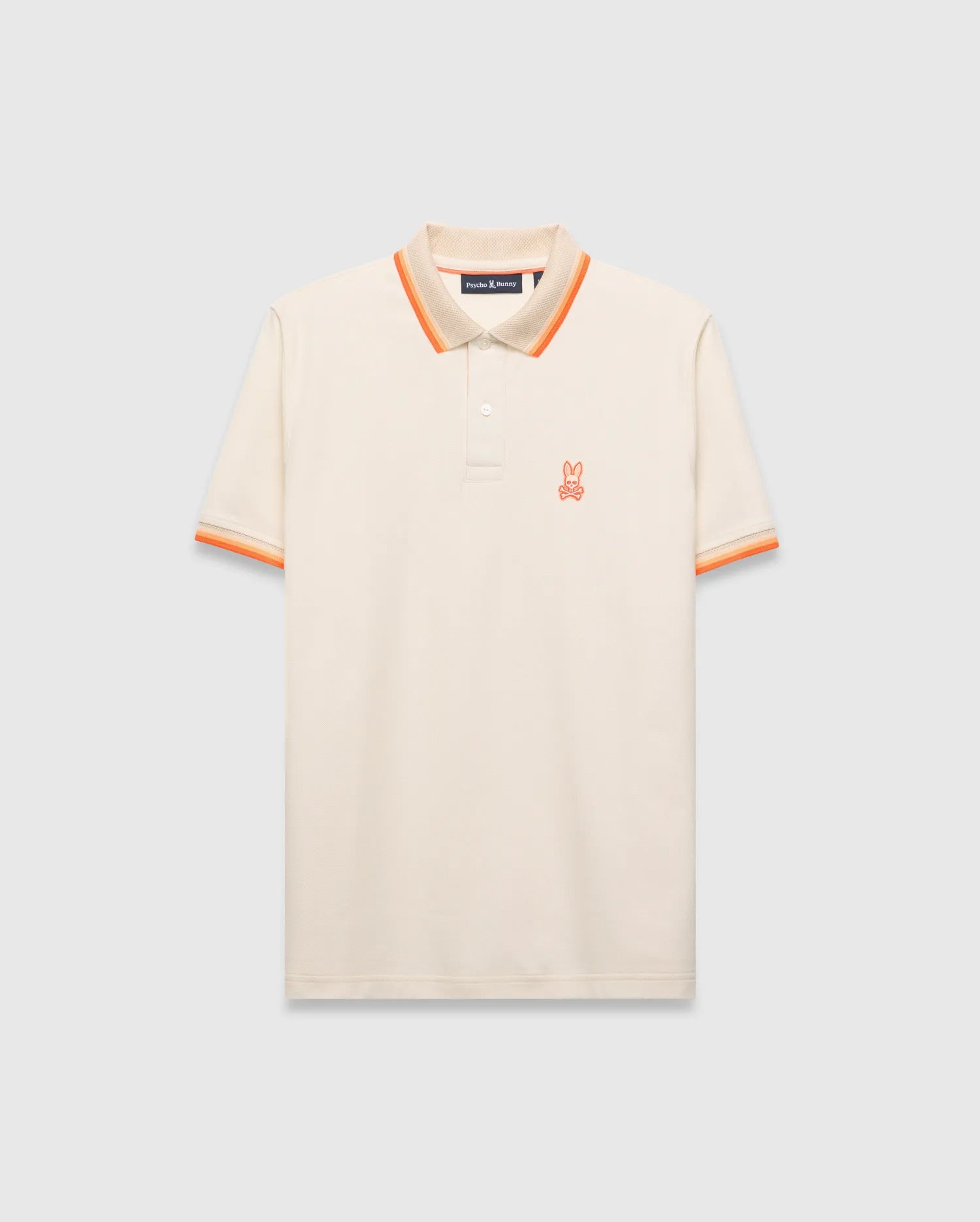 Psycho Bunny Men's Polos Holden Pique Polo polo beige cotone Pima