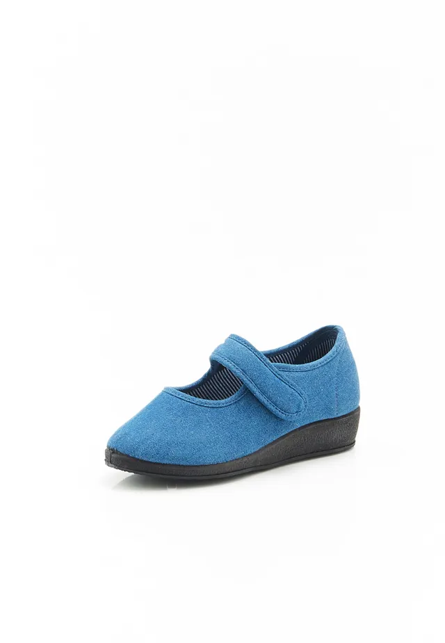 Damart Calzature Babies Effetto Jeans donna blu denim taglia 37