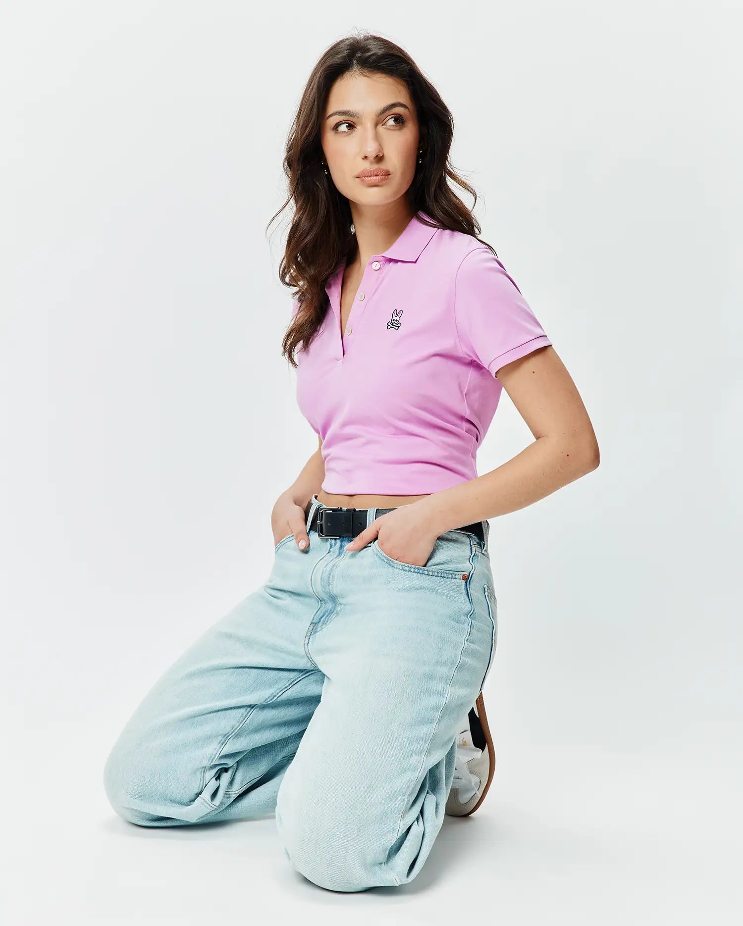 Psycho Bunny Women's Tops WOMENS PIQUE POLO WT0100003 polo orchid XXS-XXXL