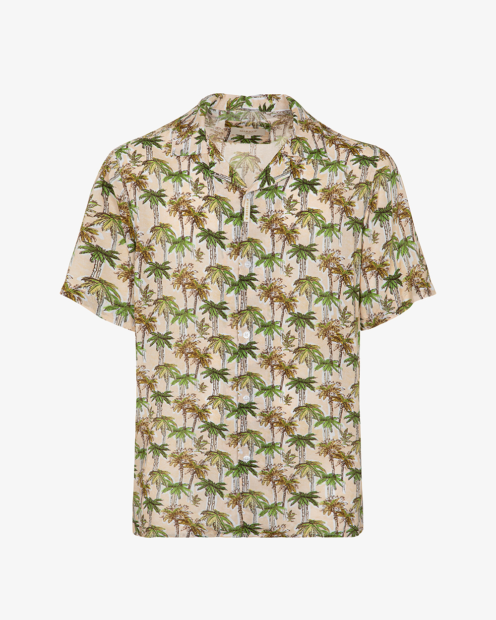 Markup Uomo Camicie Camicia in viscosa stampata collo riviera camicia