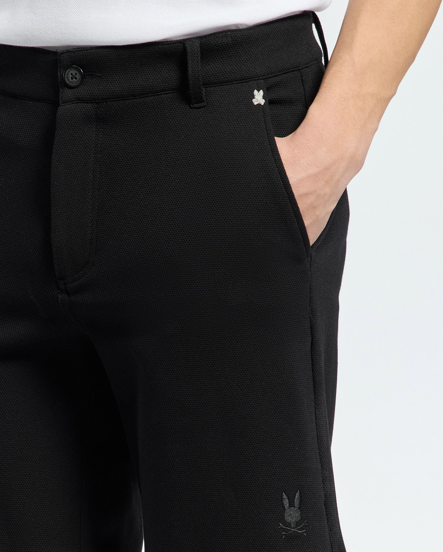 Psycho Bunny Men's Shorts Shiro Knit Honeycomb Short shorts neri
