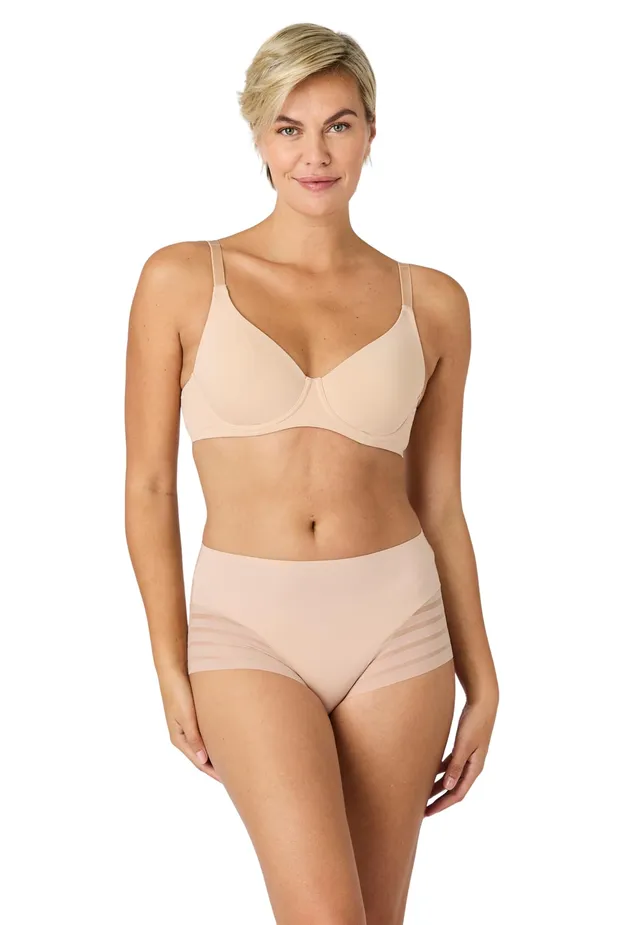 Damart Biancheria intima Reggiseno coppe modellate con ferretto rosa vinaccia taglia 5C