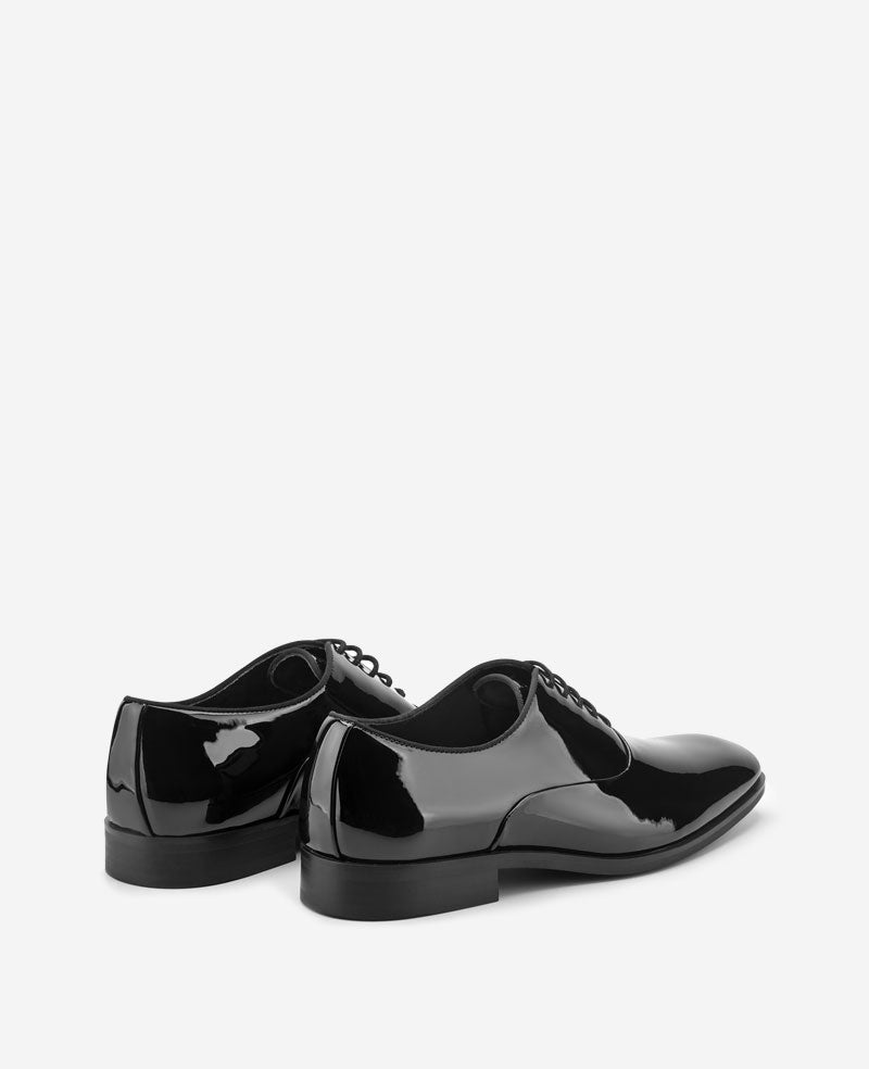 Kenneth Cole Reaction REACTION Hadley Lace Up Oxford scarpa stringata nero vernice