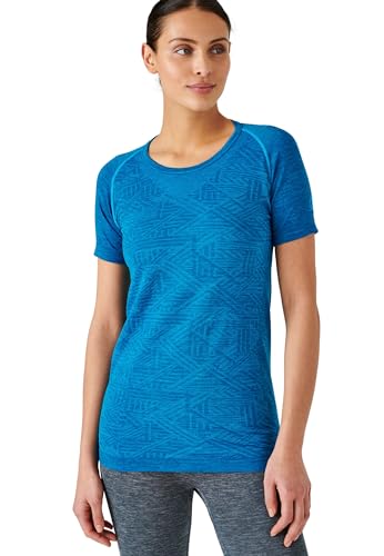 Damart Climatyl Dynamic maglietta sportiva donna blu screziato S UPF 50+