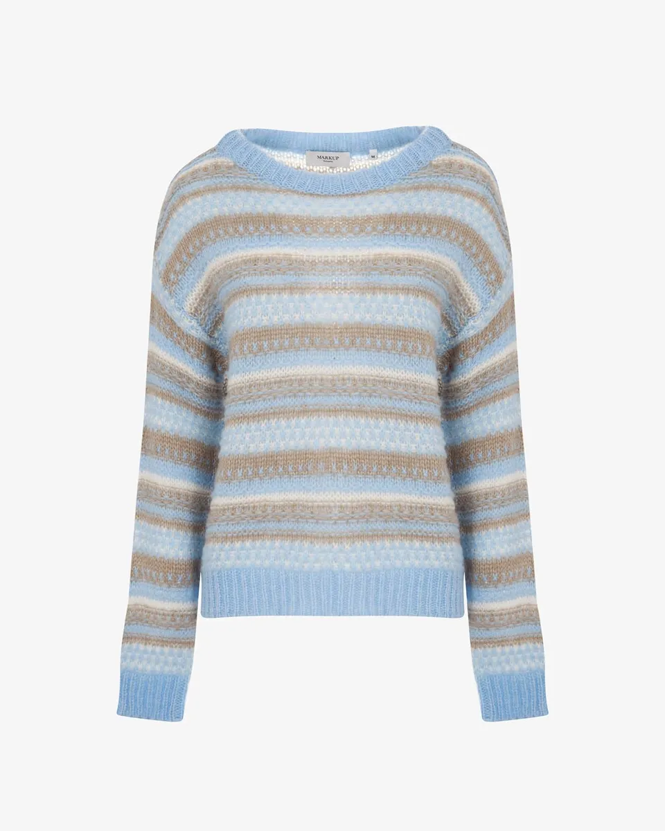 Markup Donna Maglieria Pullover jacquard rigato pullover