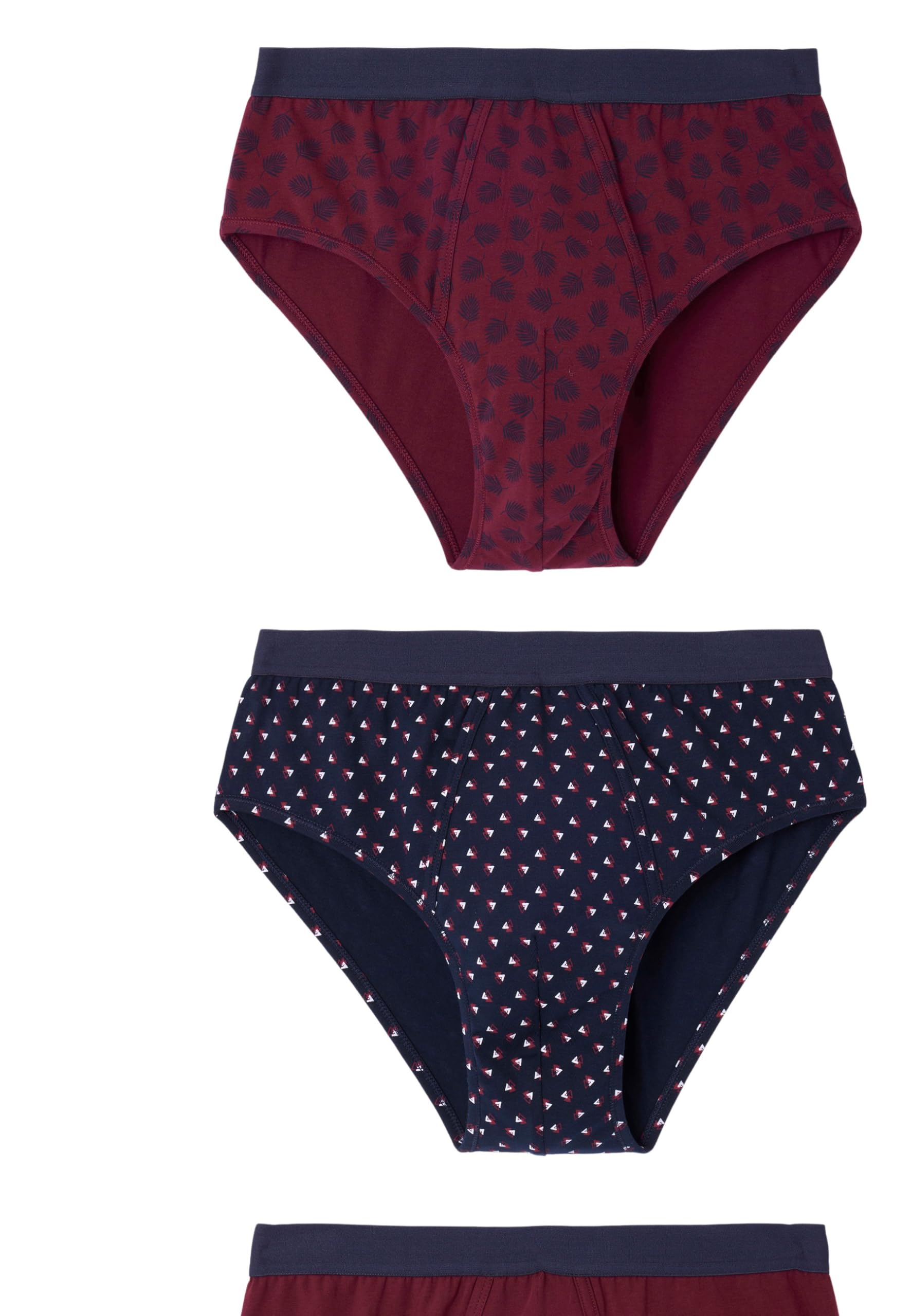 Damart Biancheria intima Set di 3 slip aperti da uomo beige grigio S