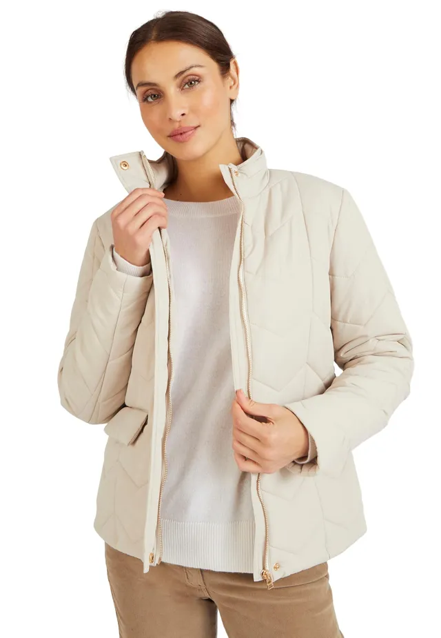 Damart Prêt-à-porter Parka con cappuccio donna marrone 50/52