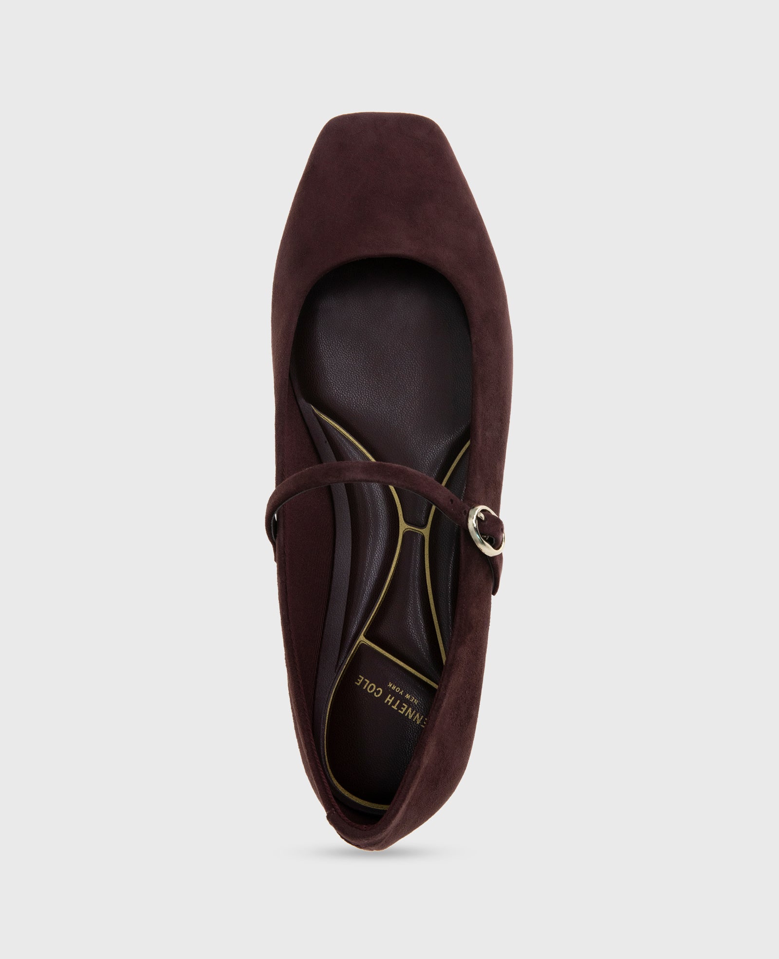 Kenneth Cole Reaction Shoes Jasper Suede Ballet Flat ballerine bordeaux in suede