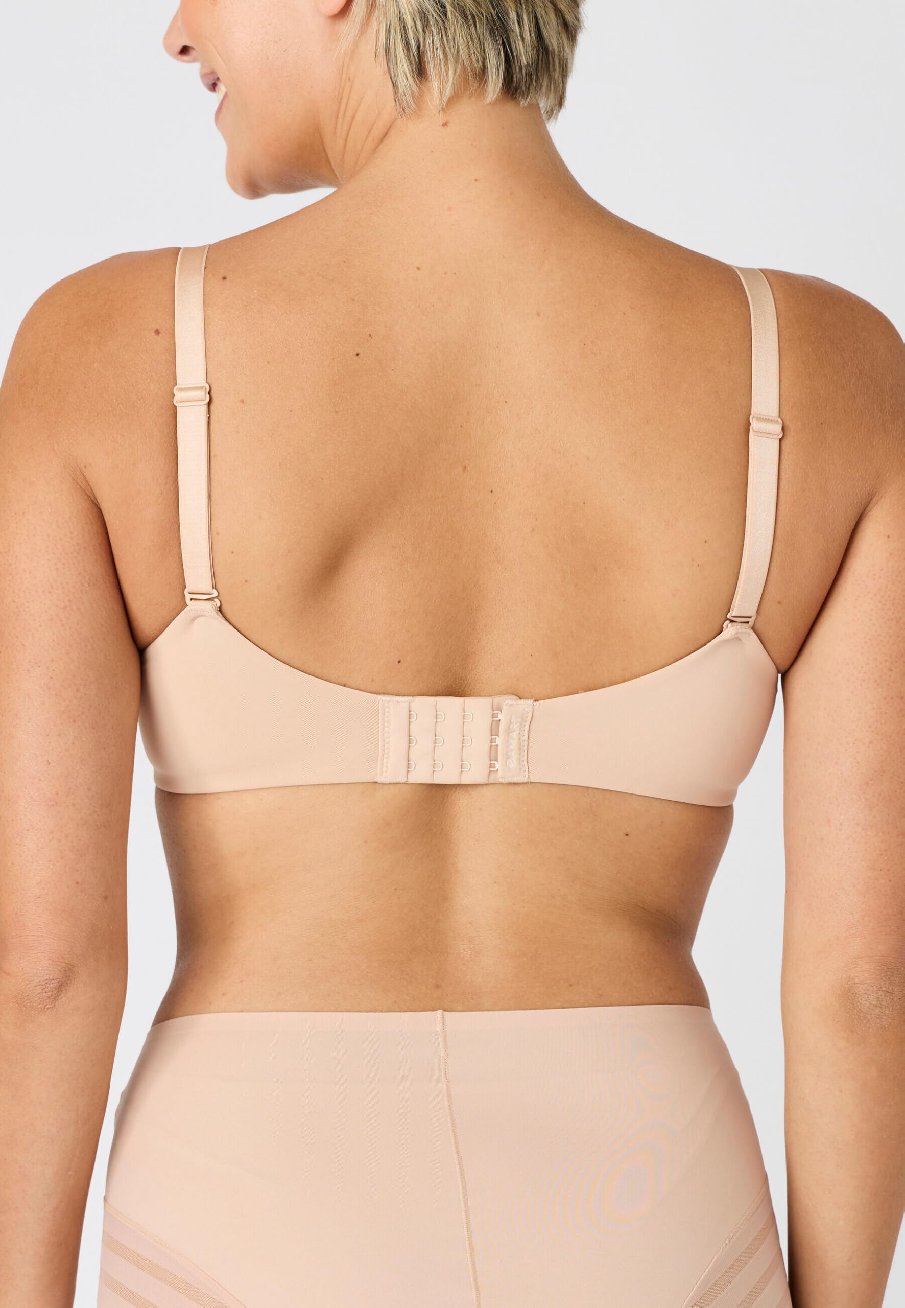 Damart Biancheria intima Reggiseno coppe modellate con ferretto rosa vinaccia taglia 5C