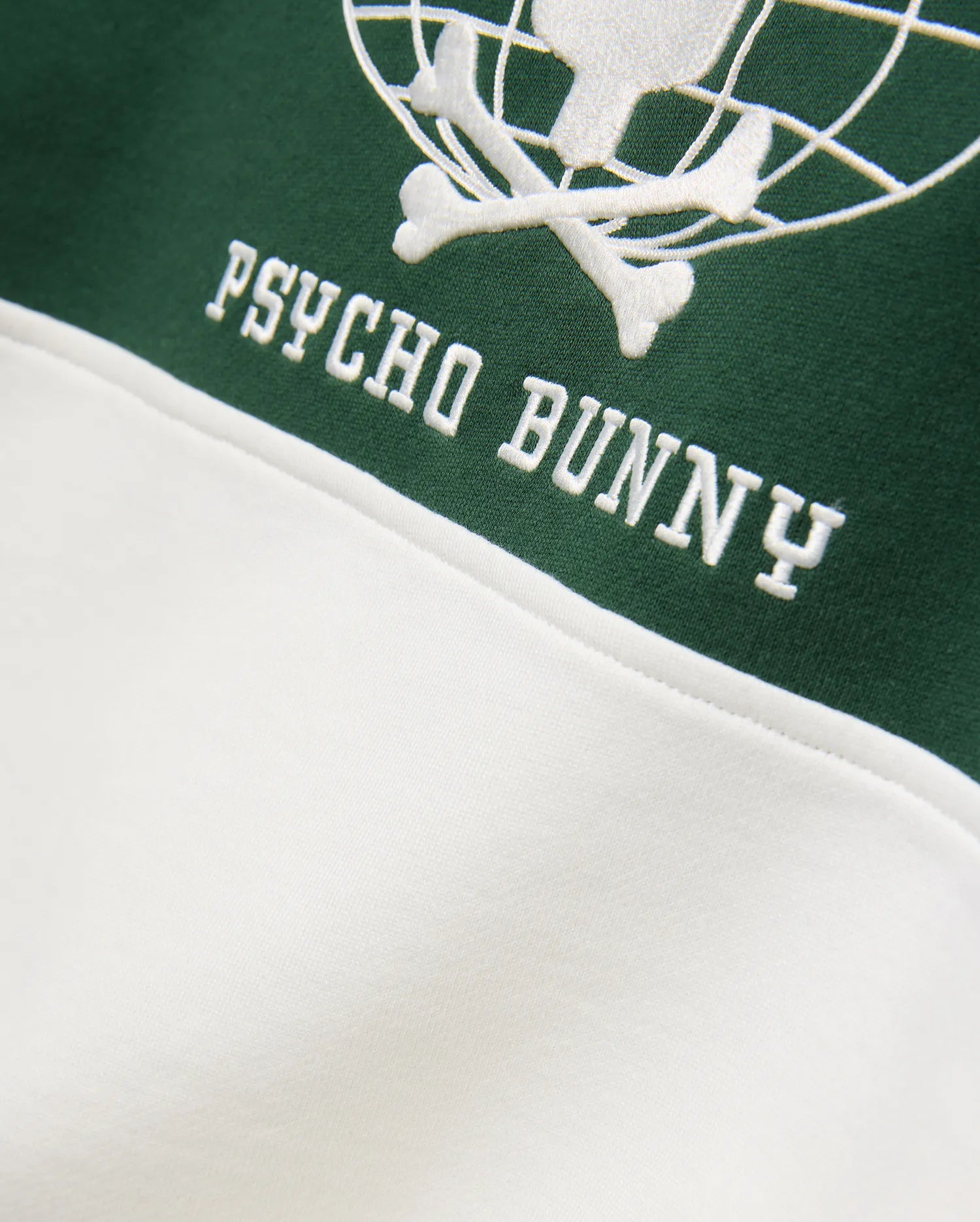 Psycho Bunny Mike French Terry felpa ecru XXS