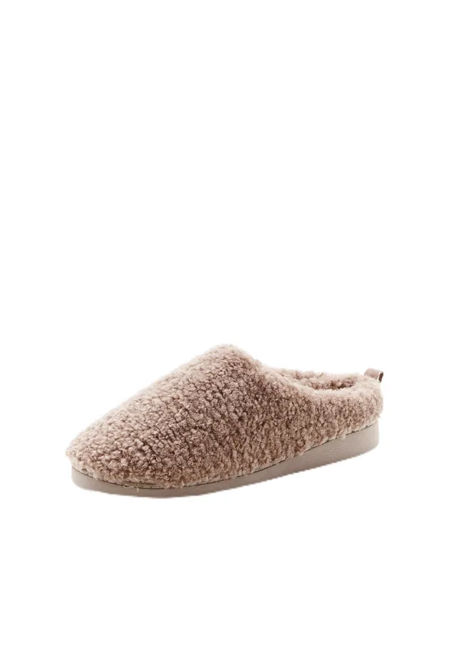 Damart Calzature Mules donna Thermolactyl con interno in finta pelliccia