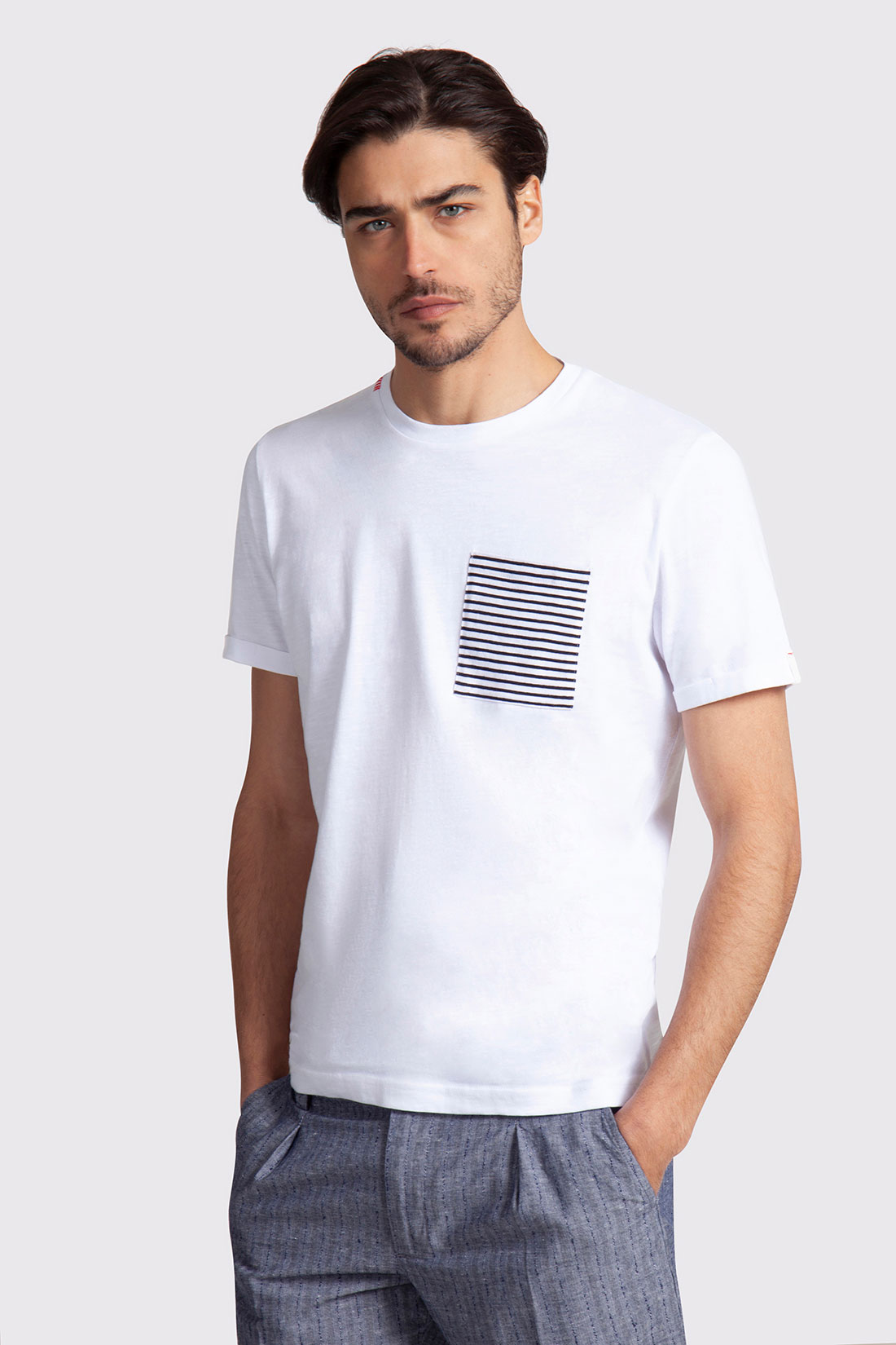 Markup Uomo Felpe & T-shirt T-shirt taschino quadrato
