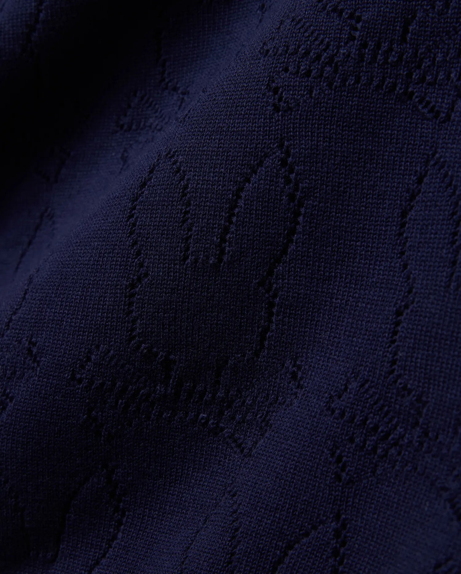 Psycho Bunny Men's Polos Harold Pointelle All Over Bunny Knit Polo blu