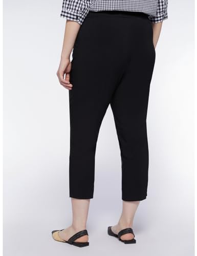 Fiorella Rubino Pantaloni Capri pantaloni neri S Plus stretch