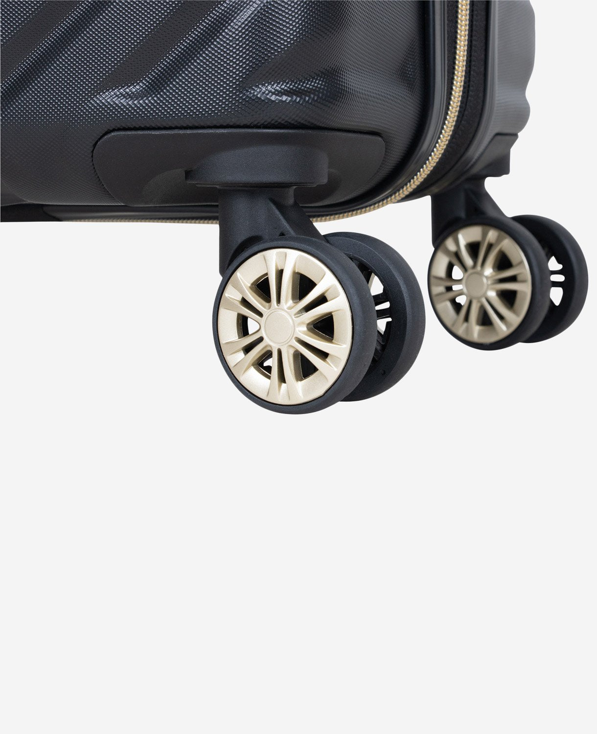 Kenneth Cole Reaction Luggage Madison Square Chevron Hard Side Expandable Suitcase valigia rigida nera bagaglio a mano
