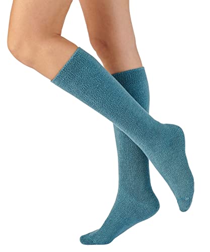 Damart Thermolactyl Calzini Maille Jersey bouclette blu grigio
