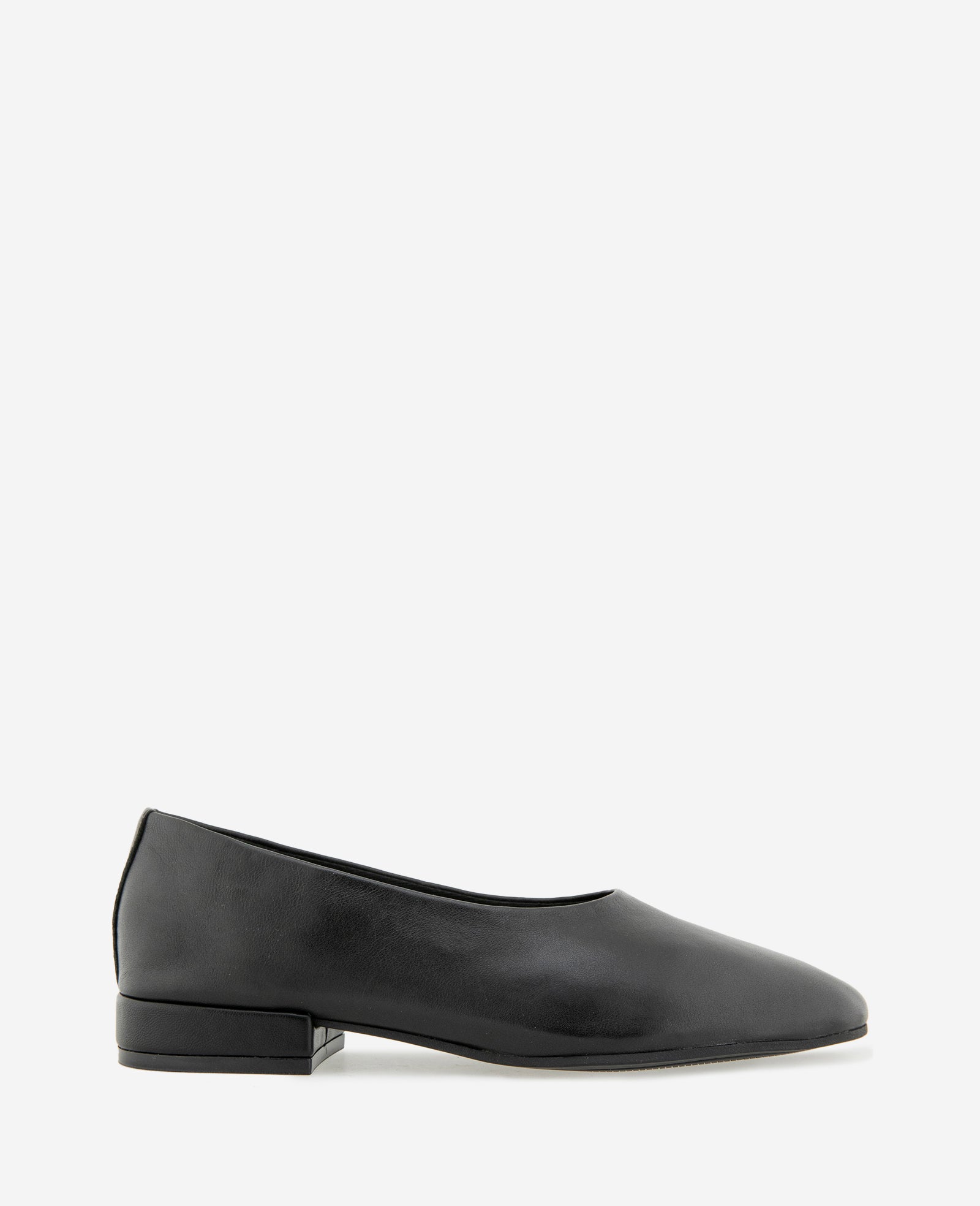 Kenneth Cole Reaction Shoes Garland Leather ballerine nere in pelle