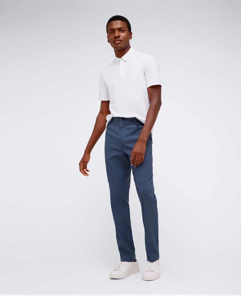 Kenneth Cole Reaction Clothing Slim Original Flex pantaloni teal 30/32 idrorepellenti