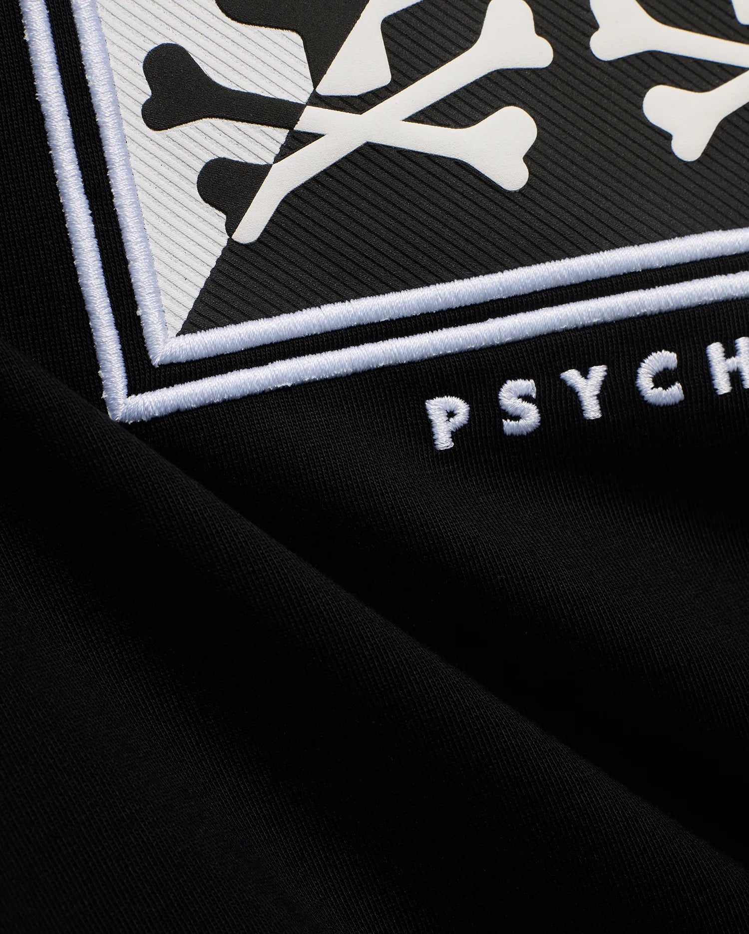 Psycho Bunny Men's Tees Men's Desmond Graphic Tee t-shirt nera cotone Pima