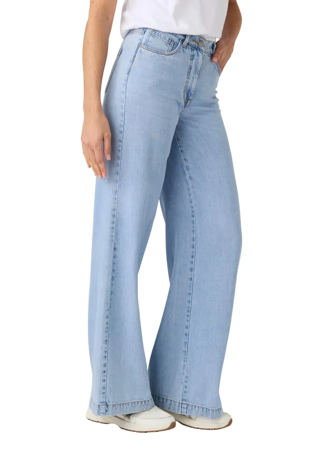 Damart Prêt-à-porter Pantaloni a fibre larghe Lyocell Tencel(TM) e cotone donna taglia 56