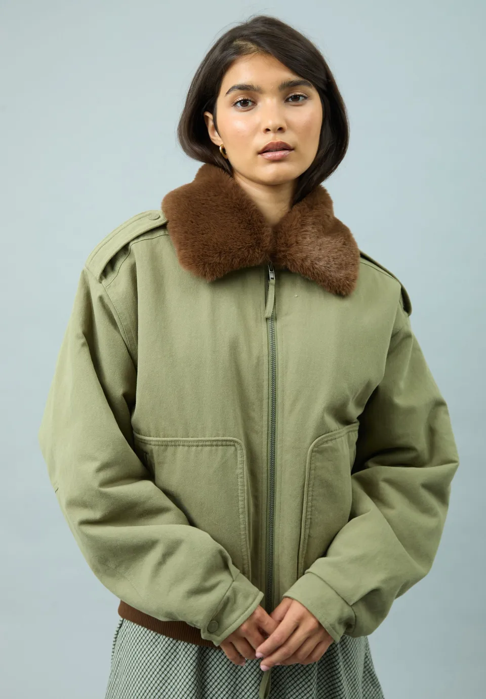 House Of Sunny Women's Jackets CRUISE JACKET giacca S–XL in canvas con sherpa