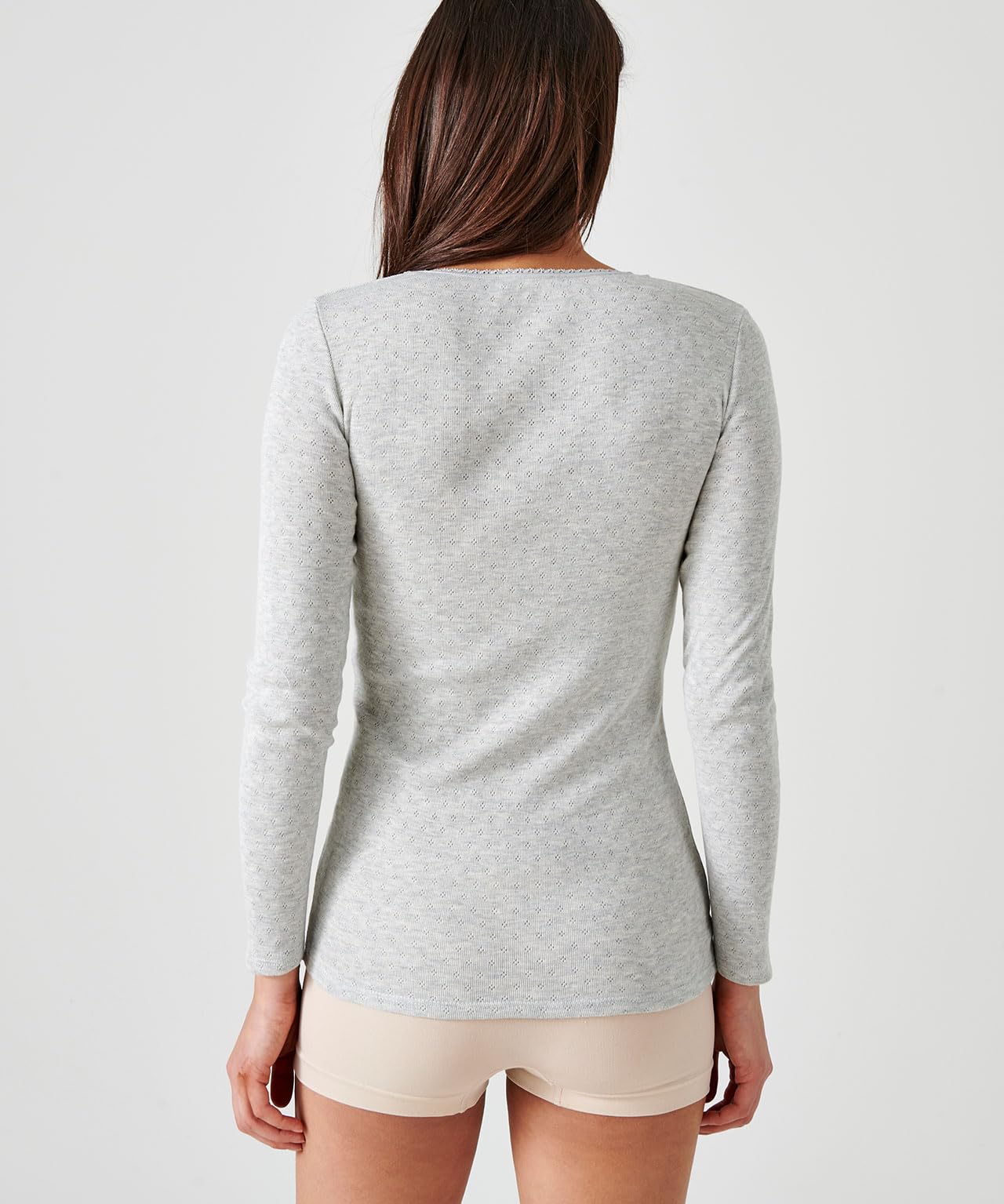 Damart Thermolactyl T-shirt donna maniche lunghe traforata grado 4