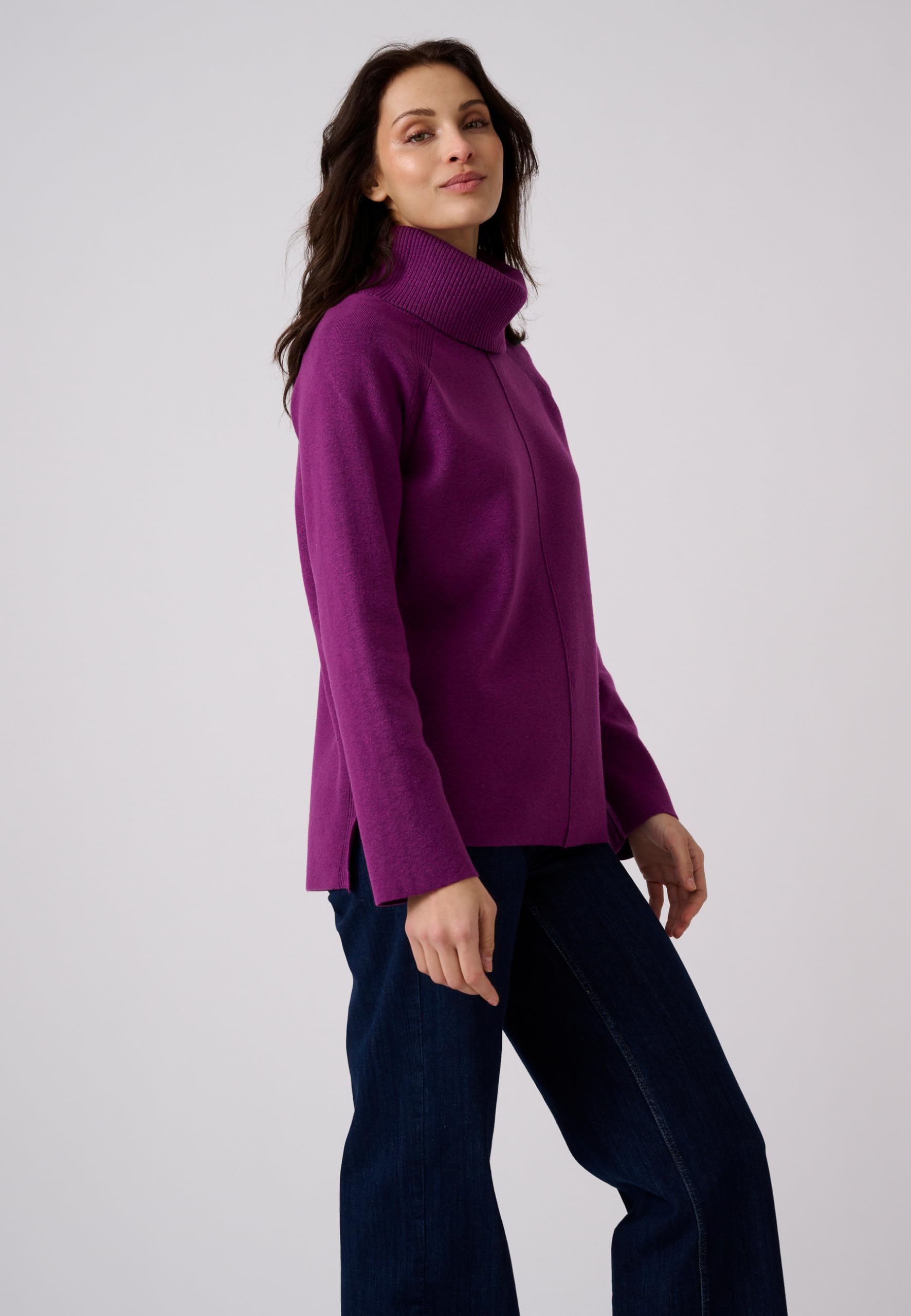 Damart Thermolactyl Maglione da donna rosa viola caldo