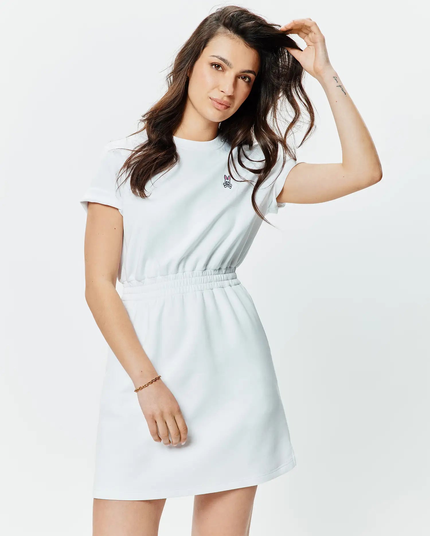 Psycho Bunny Women's Dresses Women's Penelope Dress WO2000012 abito bianco