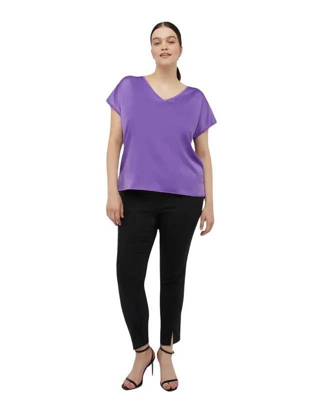 Fiorella Rubino Jeans Jeggings con spacchetto jeggings 52 Plus vita elastica