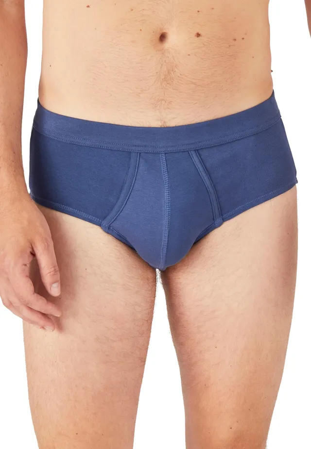 Damart Biancheria intima Set di 3 slip aperti da uomo slip blu taglia S
