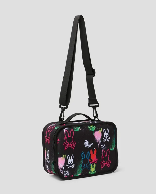 Psycho Bunny Kids Accessories KIDS QUINTIN LUNCH BOX porta pranzo nero 001 termico
