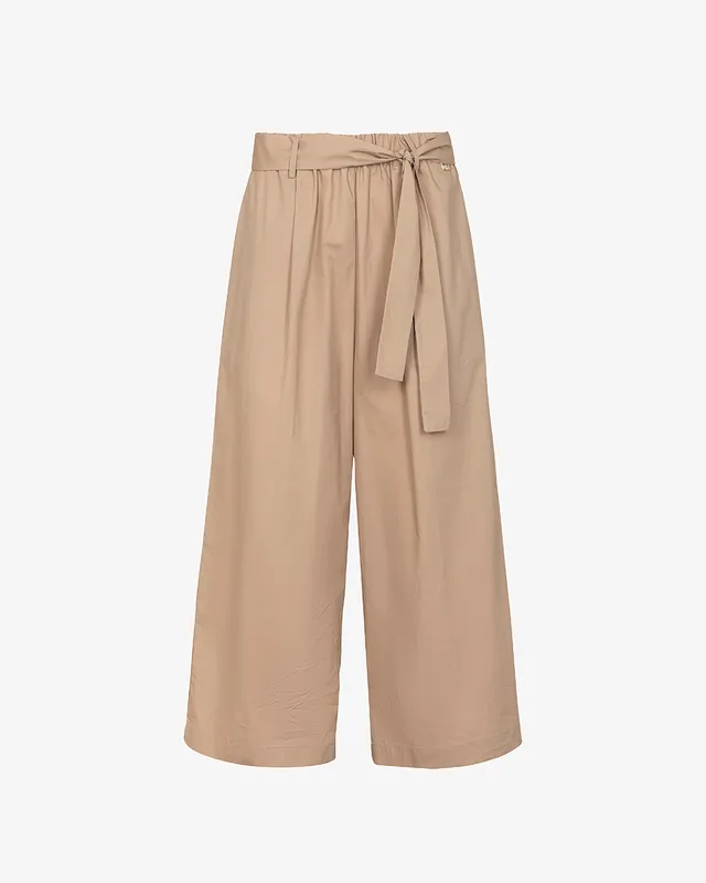 Markup Donna Jeans & Pantaloni Pantalone cropped in tela vela
