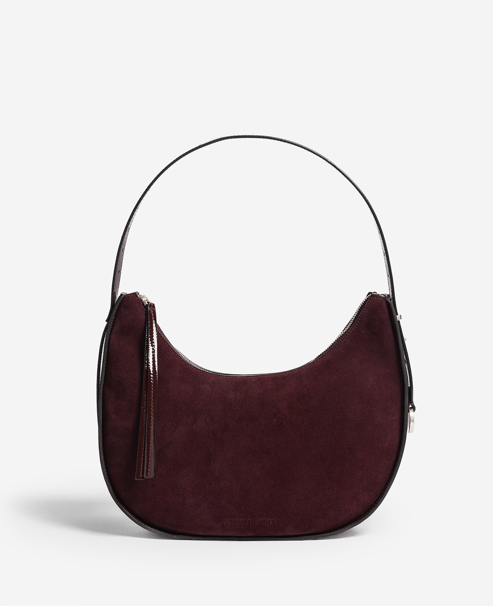 Kenneth Cole Reaction Bags Chelsea Medium Suede Hobo Bag borsa hobo prugna in pelle