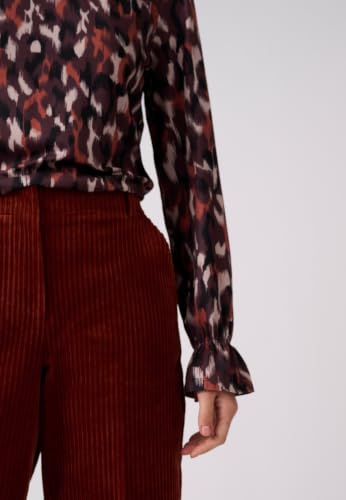 Damart Prêt-à-porter maglietta donna maculata calda collo alto