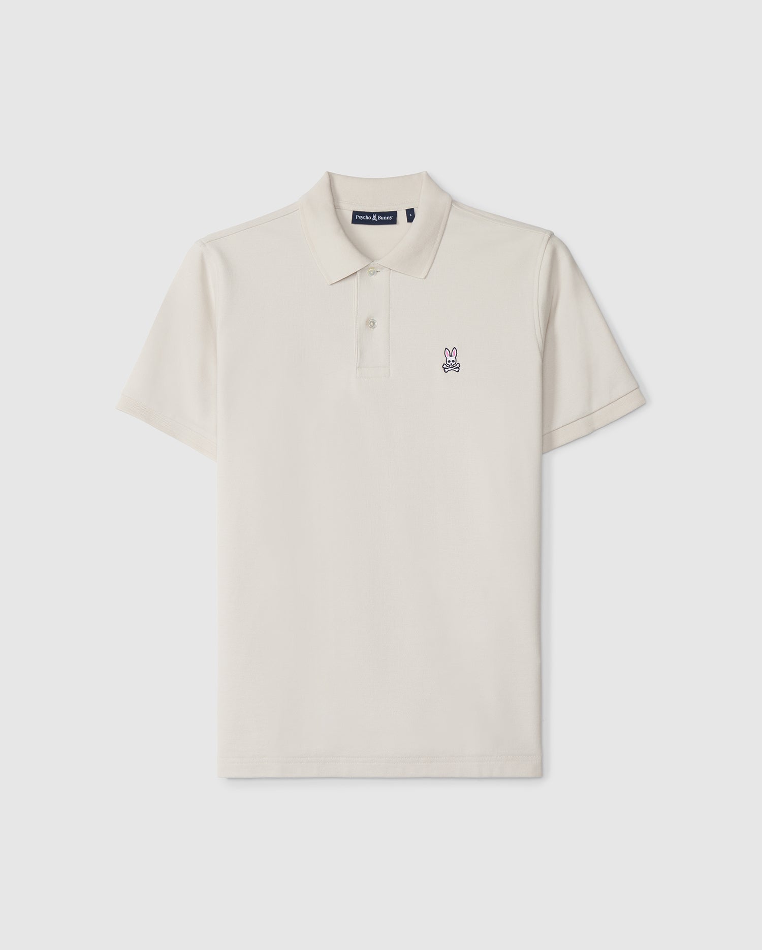 Psycho Bunny Men's Polos MENS CLASSIC PIQUE POLO SHIRT B6K001B200 polo Natural Linen