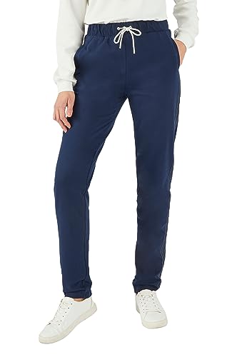 Damart Prêt-à-porter Pantaloni da jogging da donna jogger marrone beige melange taglia 40