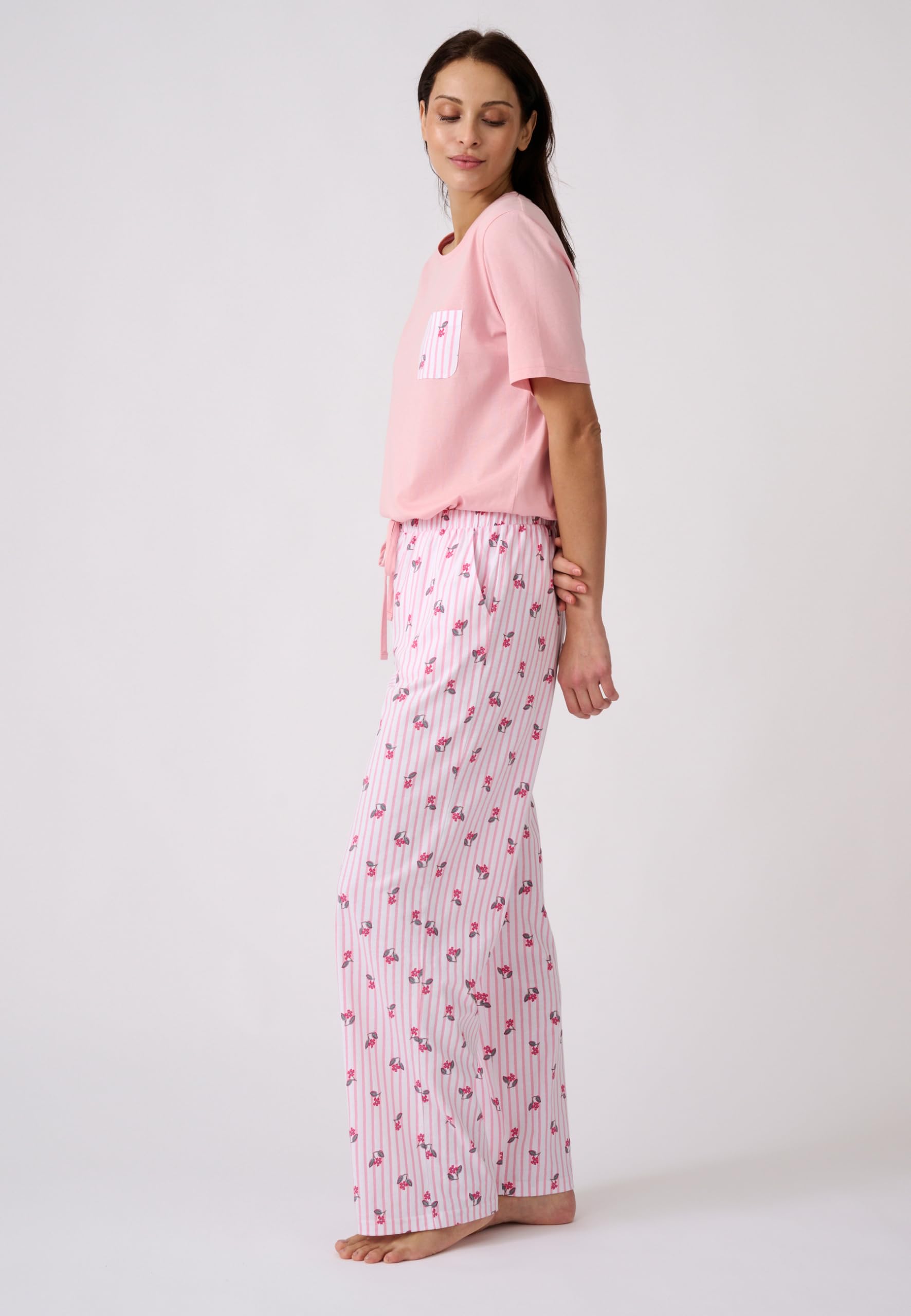 Damart Homewear Pigiama da donna in cotone biologico
