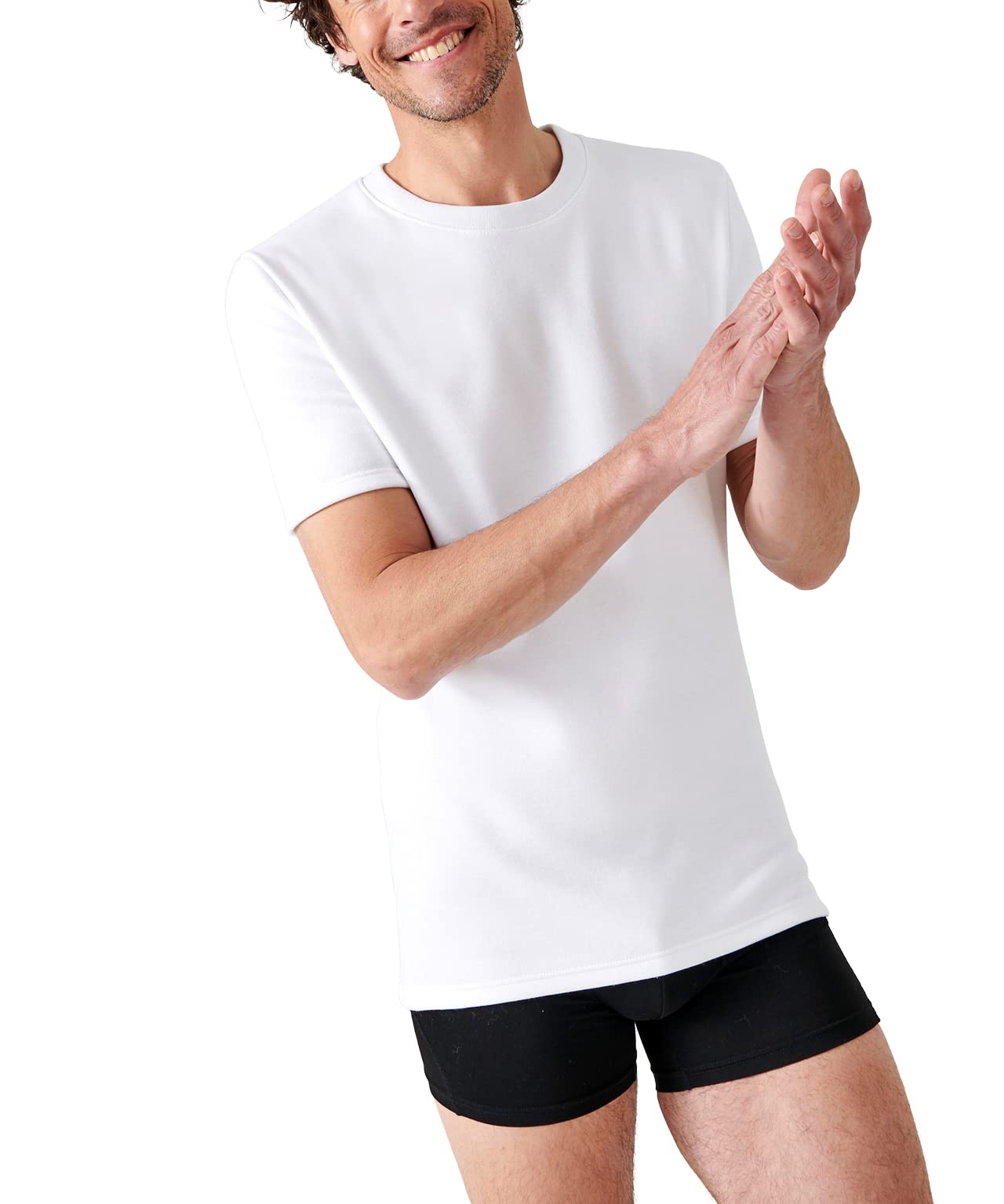 Damart Thermolactyl T-shirt uomo maniche corte taglia S grado 5 pile