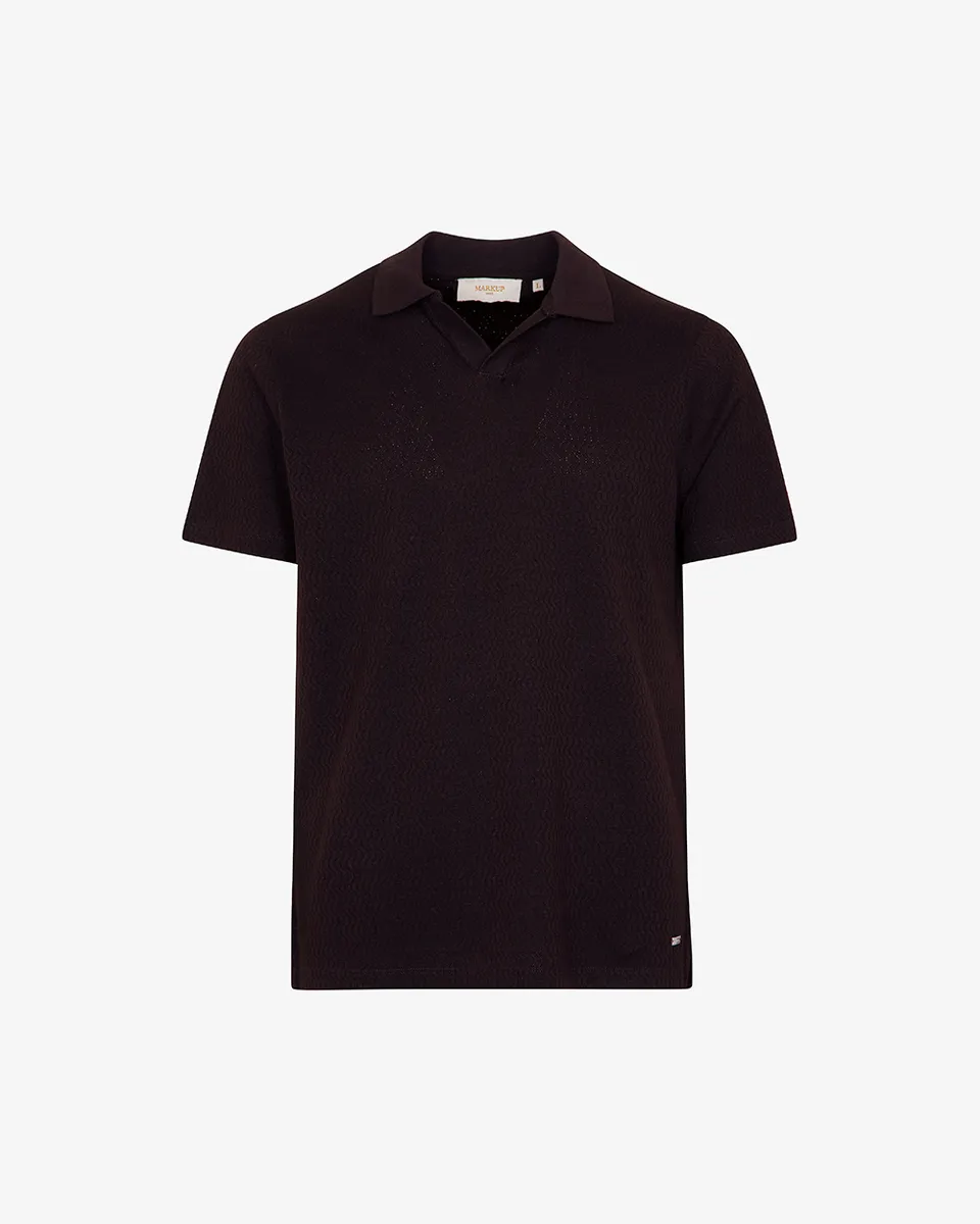 Markup Uomo Felpe & T-shirt Polo derby Polo tessuto texturizzato