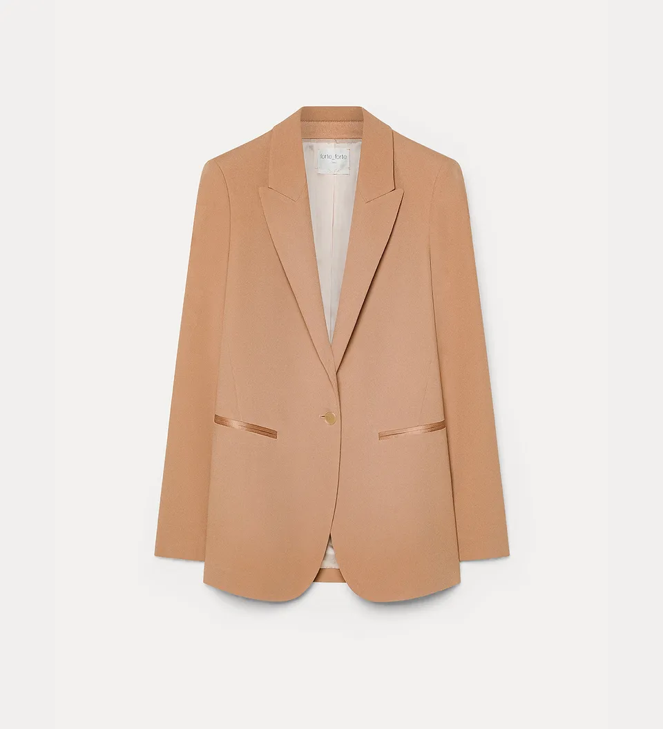 Forte giacche matt envers satin jacket giacca the in raso
