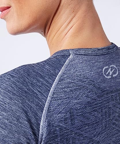 Damart Climatyl Maglietta dinamica maniche lunghe donna, grigio etere, XXL