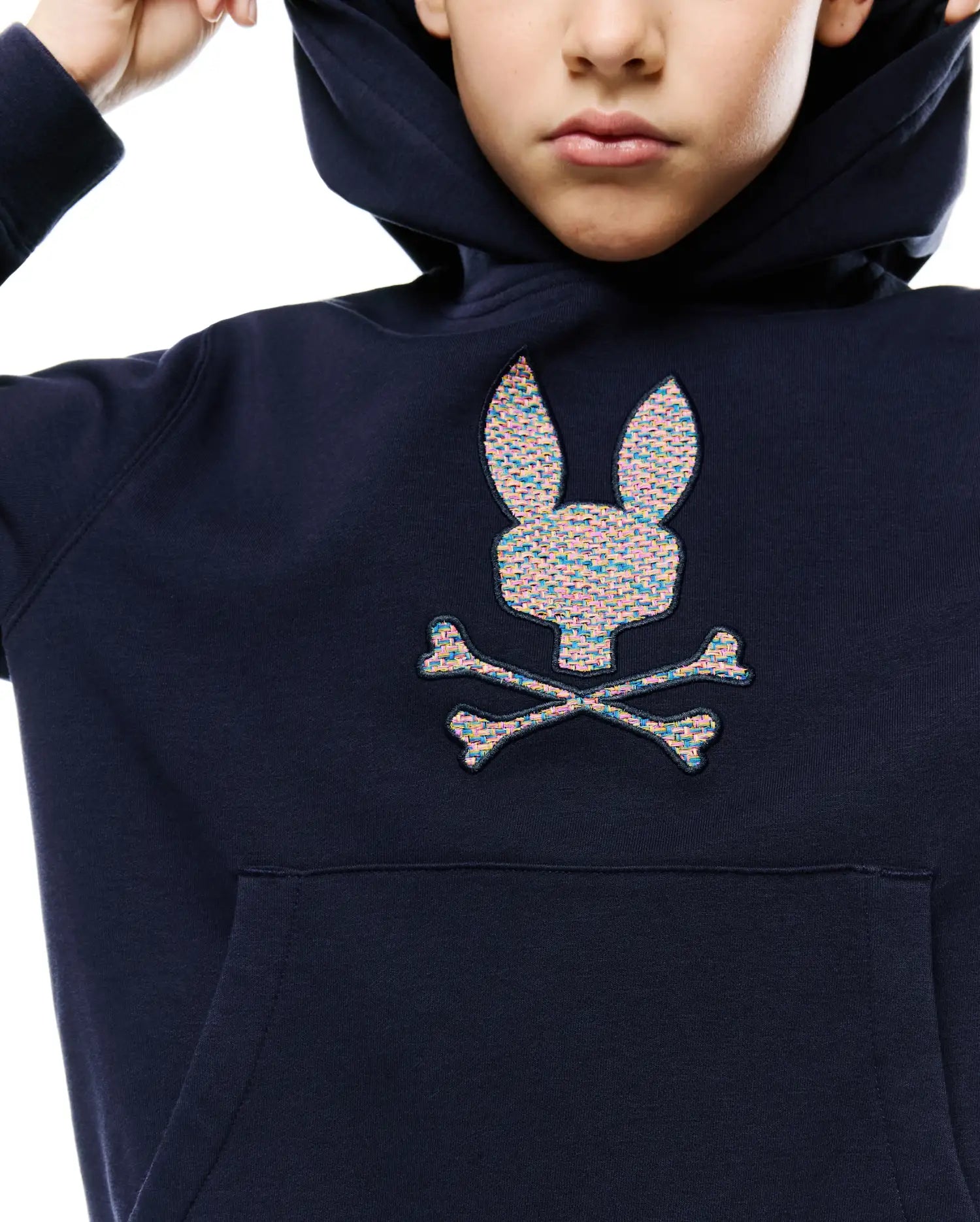 Psycho Bunny Kids Sweatshirts & Hoodies Darcy Hoodie felpa con cappuccio Baritone Blue