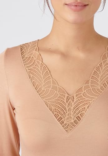 Damart Thermolactyl Sensitive maglietta donna in pizzo maniche lunghe XS