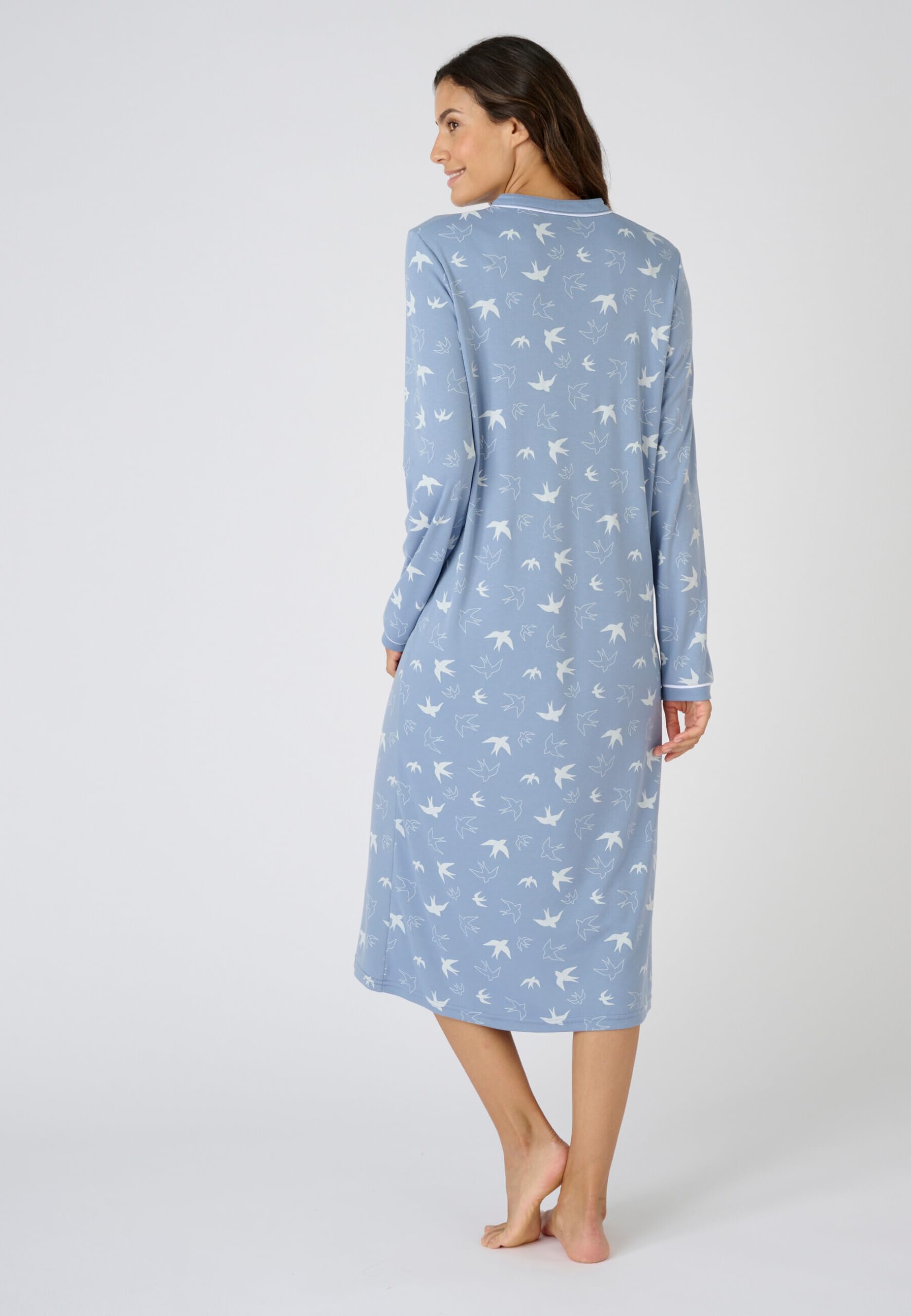 Damart Homewear Camicia da notte Thermolactyl in maglia interlock XS