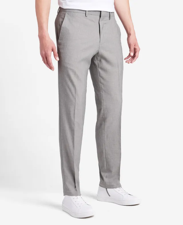 Kenneth Cole Reaction Clothing Stretch Modern-Fit Dress Pant pantaloni oatmeal