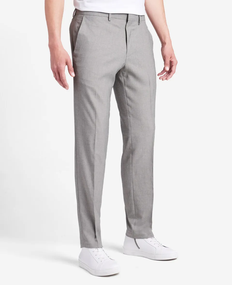 Kenneth Cole Reaction Clothing Stretch Modern-Fit Dress Pant pantaloni oatmeal