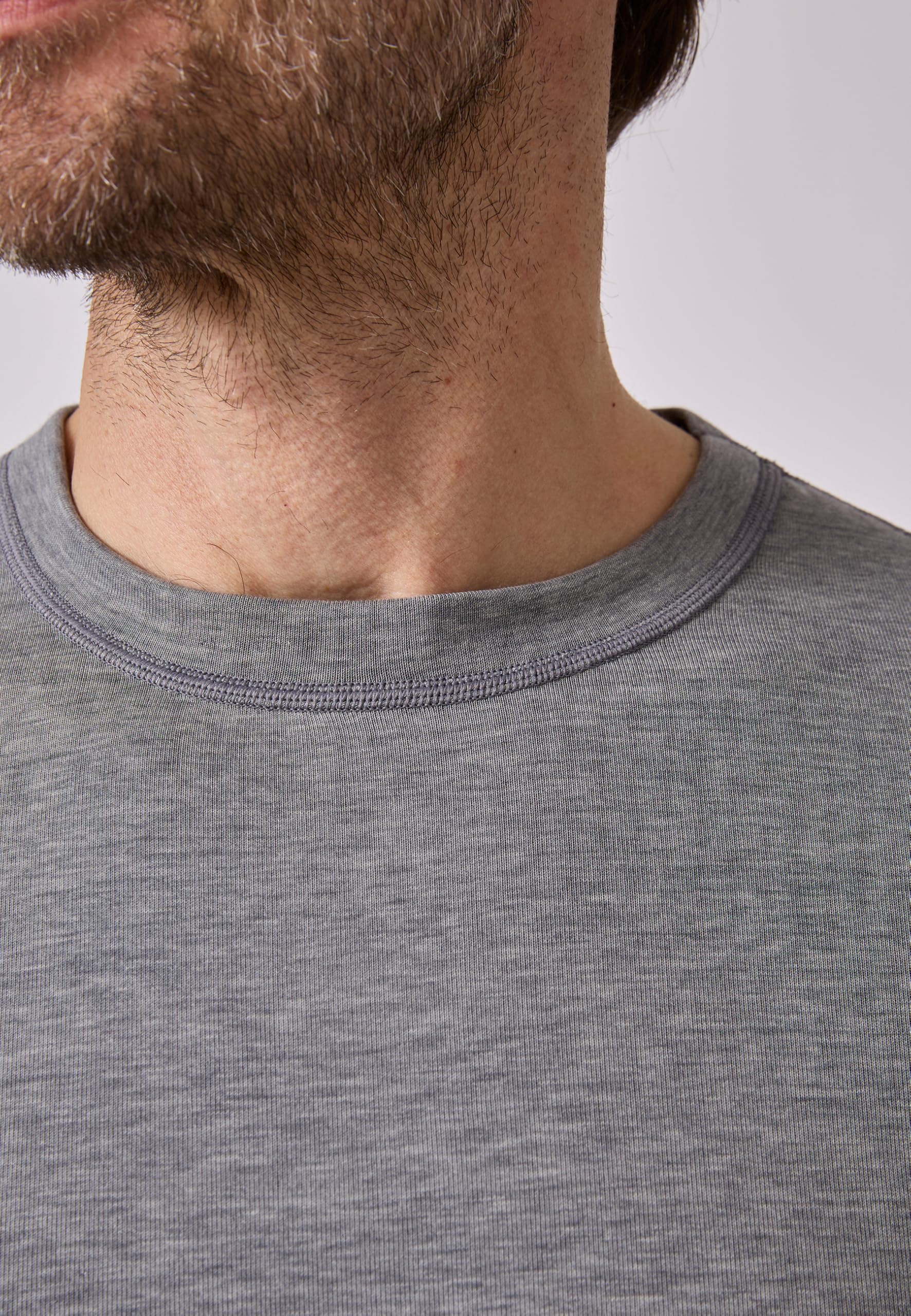 Damart Thermolactyl Sensitive maglietta termica uomo XL grigio melange scuro calore 4